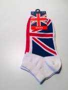 Sokletter hvid UK engelsk flag